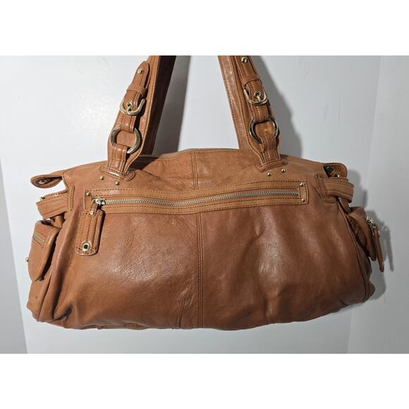 Junior Drake Gretchen Lamb Leather Tote, Satchel, Purse. Shoulder Bag - Picture 6 of 16